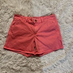 American Eagle Outfitters Coral Pink Cotton Shorts